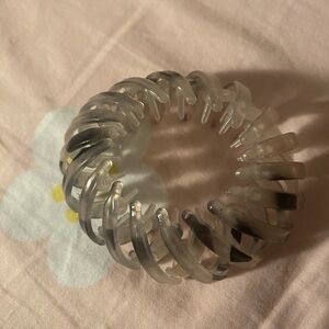 Clear Spiral Hair Clip